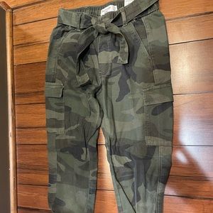 Green camo pants